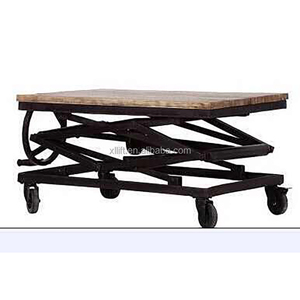 מלגזה ניידת ידנית פלטפורמת הרמה הידראולית שולחן הרמת מספריים קטן שולחן בקרה הידראולי טקלים ידני 3 טון - Product Image 4