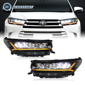 HCMOTIONZด้านหน้ารถ 2016-2019 Start UPภาพเคลื่อนไหวลําดับKluger SE XLE LE LEDไฟหน้าสําหรับToyota Highlander - Product Image 1