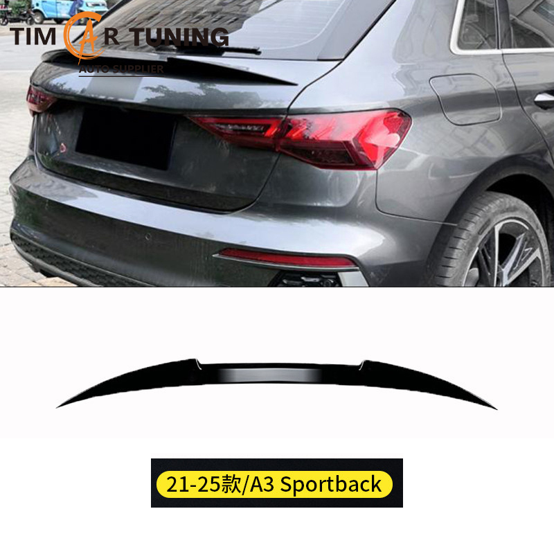 Alerón Trasero Negro para Maletero (A3 Sportback 21-25)