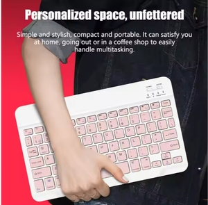 Portable Wireless RGB Backlit <strong>Keyboard</strong> Mouse Combo USB Interface Blue Tooth Mouse for <strong>Android</strong> Phone Inalambric Teclado Y Mouse - Product Image 6