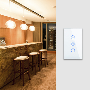 Bingoelec Control remoto Domótica Wifi 220V Relé Interruptor de atenuación táctil de pared Tuya - Product Image 5