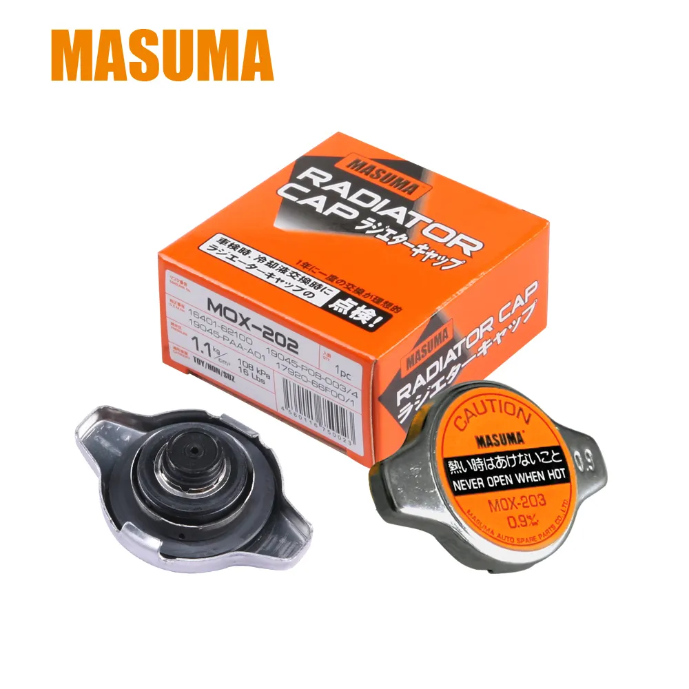 MASUMA MOX-201 hochwertige Autoteile Heizkörperkappe 16401-87710 passt für Toyota Camry Mazda 626 100% professioneller Test 4 Stück