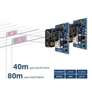 40Mミニレーザー距離測定センサーTtl 3.3/5Vレーザー距離計モジュール1Mm精度レーザー距離Uartラズベリー用 - Product Image 2