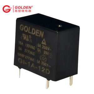 Rơ Le Vàng <span class=keywords><strong>GI</strong></span>-1A-12D 30A/40A 12VDC 4-pin dpdt 1.4W thích ứng Relay cho hệ thống làm sạch thông minh & IOT kích hoạt Ổ cắm điện - Product Image 4