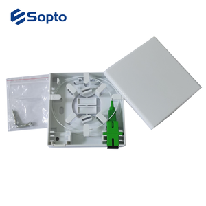Precio de fábrica Mini caja de terminales de fibra óptica 2 puertos Tipo de escritorio conectar SC/LC Pigtail 2 Core FTTH caja de terminales interior - Product Image 3