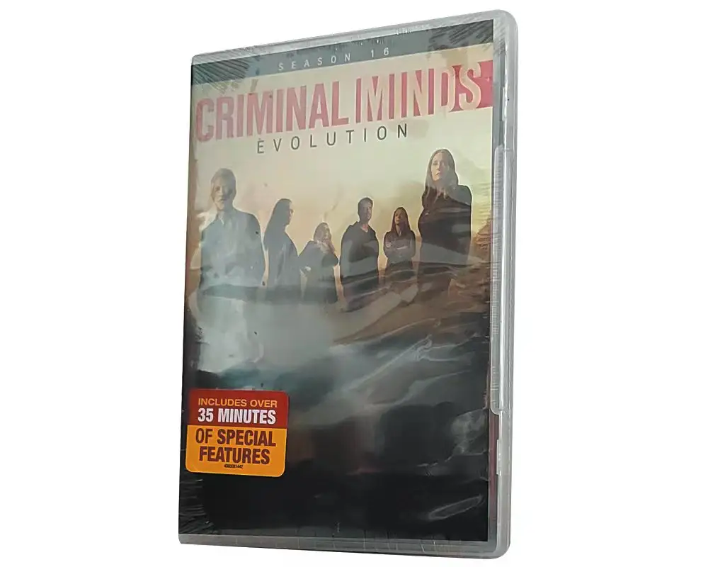 Mentes criminales Temporada 16 Venta caliente DVD 3 Discos Fábrica al por mayor DVD Películas Serie de TV Dibujos animados CD Blue Ray Envío gratis