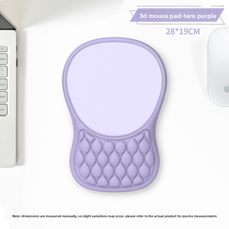 3d stereo mouse pad-taro purple