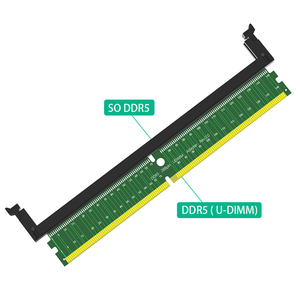 Modulo di memoria tichric DDR5 U-DIMM adattatore 288pin con scheda di protezione Test Short Latch per Desktop PC scheda madre in magazzino
