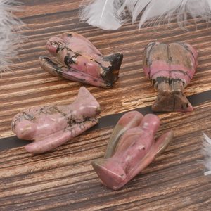 Натуральный Хрустальный агатовый камень резной маленький Ангел формы ручной работы украшения для дома подарки - Product Image 5