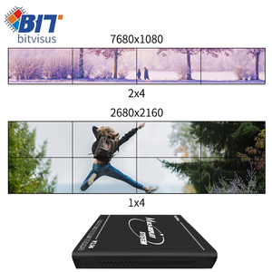 Profesional Audio Video e iluminación 4K TV Video Wall Processor Controller 1x4 4x1 HBT Video Splicing con función de transmisión - Product Image 1