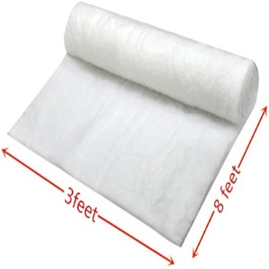 Premium 3x8ft kabarık beyaz kar battaniye için yılbaşı dekoru | Kapalı noel ağacı için kar halı, ev ve parti kış harikalar - Product Image 2