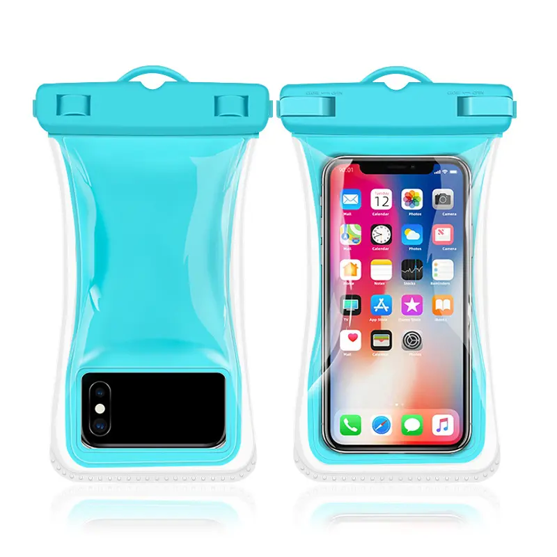 Пластиковый ПВХ высококачественный надувной плавающий Водонепроницаемый чехол для мобильного телефона пляжный водонепроницаемый чехол для сотового телефона