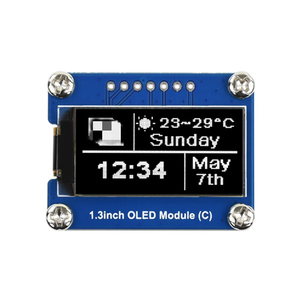 Raspberry PI 1,3-Zoll-OLED-Erweiterungspanel-Display SH1107-Treiberchip-SPI/I2C-Schnittstelle - Product Image 4