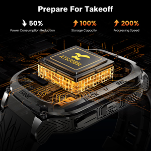 KOSPET TANK M3 <strong>Customized</strong> Smart Watch Original Rugged <strong>Design</strong> 480mAh SOS <strong>Function</strong> IOS Operation System Global Patent Registered