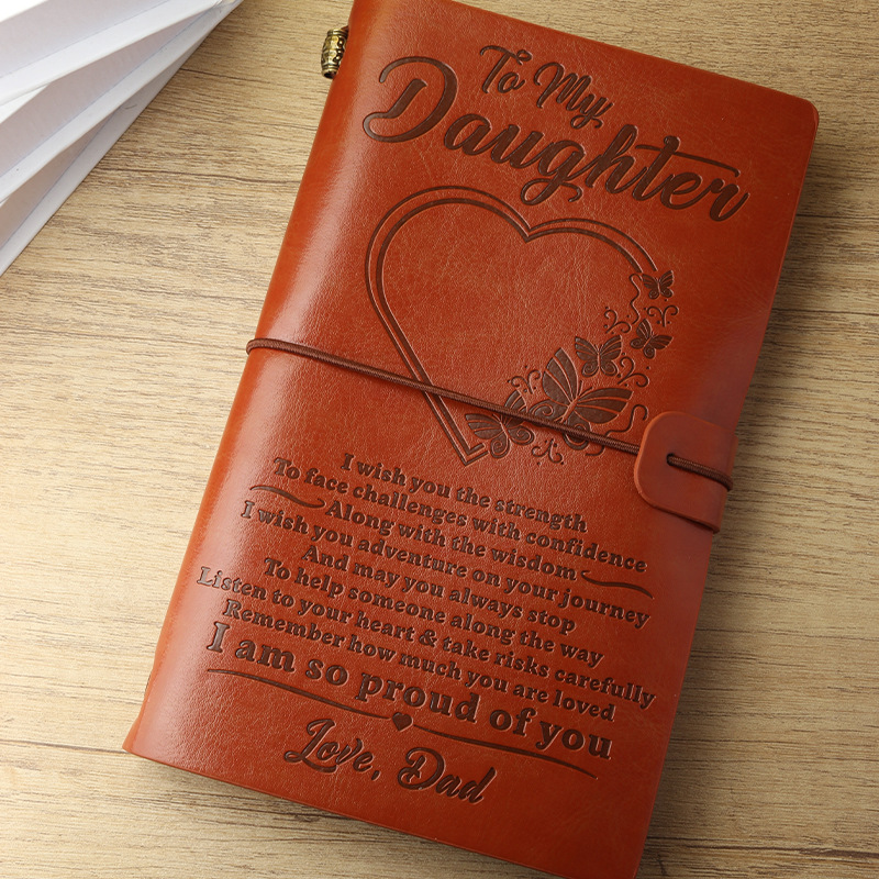 Dad gives a heart to his daughter