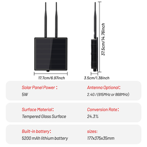 Yüksek kaliteli temperli cam güneş enerjisi paneli 3.7v Mini Mono güneş paneli pili tekrarlayıcı Router için Iot Lora düğüm Meshtastic - Product Image 6