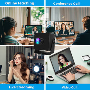 ELP 12megapixel USB fotocamera Plug and Play per Linux Raspberry Pi Windows No distorsion Lens 120fps 1080P Webcam per Glof Swing