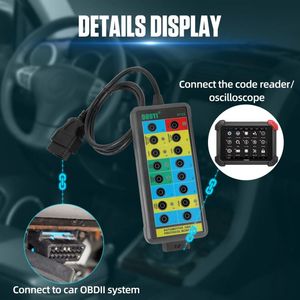 電気診断ツールはバスアナライザーブレイクアウトボックスはLEDライト自動OBDIIプロトコル検出器16-Piでブレイクアウトボックスをバスできます - Product Image 5