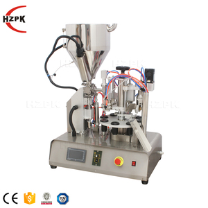 HZPK Desktop <strong>Automatic</strong> Essential Oil <strong>Rotary</strong> Mascara Small Bottle Filling and <strong>Capping</strong> <strong>Machine</strong>