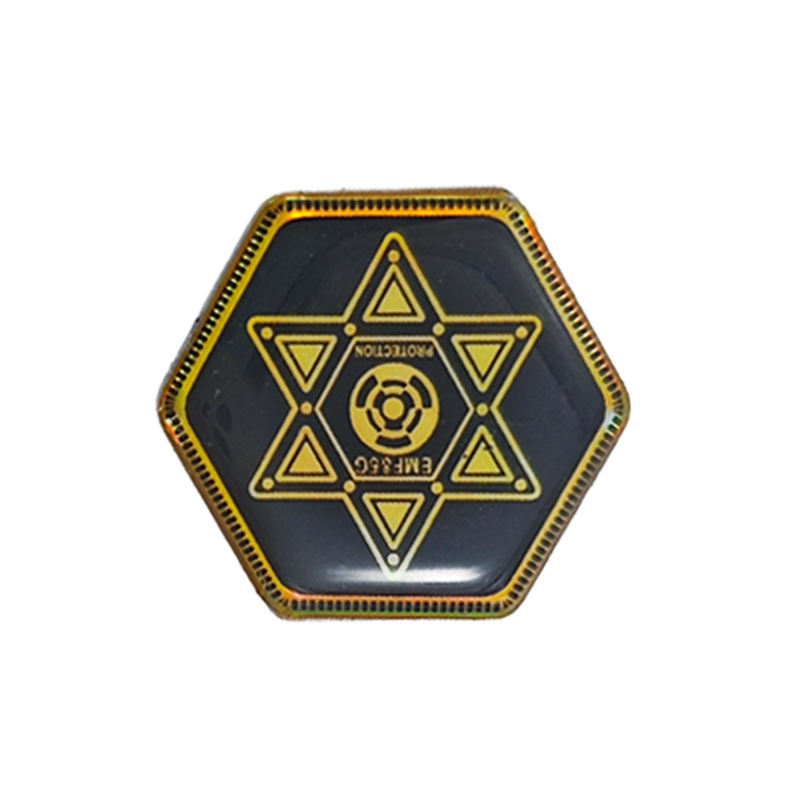 1276 Negro con Holográfico Dorado