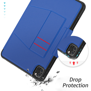 Smart Flip Magnetic Adjustable Kickstand With Pencil Holder Tablet <strong>Cover</strong> for <strong>iPad</strong> 10.<strong>2</strong> 9.7 Case - Product Image 6