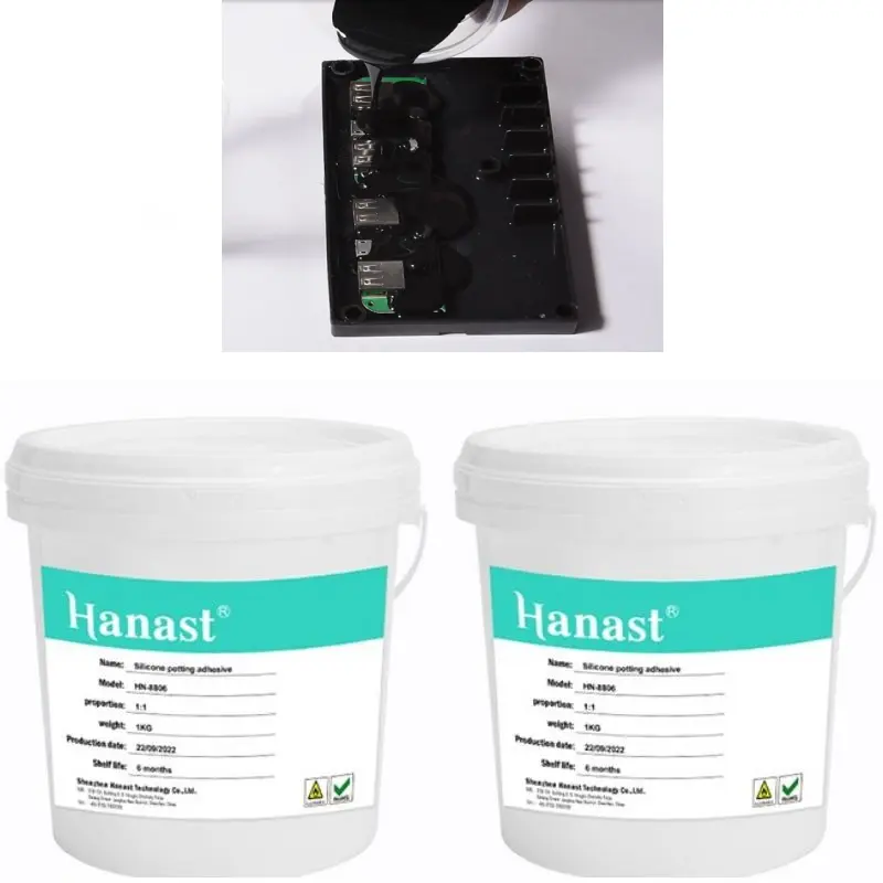 Potting Compound for Power Supply and Power Module Liquid Silicone Paste Hanast Two Component High Thermal Conductivity Silicone