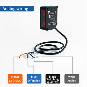 FUWEI 0,01 analógico 4-20mA Sensor de Desplazamiento láser de alta precisión mm rango de medición 30mm posición lineal - Product Image 5