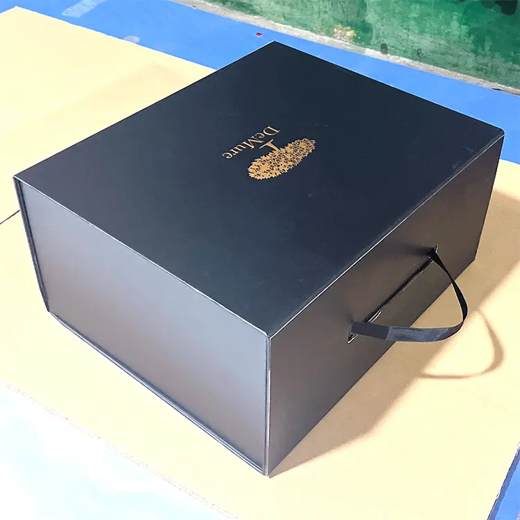 Kunden spezifische große faltbare Magnet verpackungs box mit magnetischer Kleidung Hochzeits geschenk box