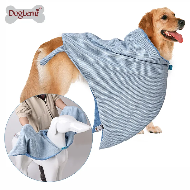 ผ้าเช็ดทำความสะอาดแบบเปียกสำหรับสุนัขผ้าขนหนูสำหรับสัตว์เลี้ยงแบบแห้งเร็ว