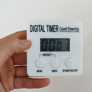 WDD582 Display digitale LCD cucina cottura Timer cottura forma quadrata ABS Timer conto alla rovescia studenti apprendimento Timer Desktop - Product Image 2