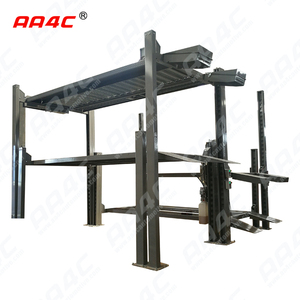 AA4C 4 sonrası park asansörü yüksek artış dört direk park vinç 3 araba park otomatik vinç araç rampası - Product Image 4