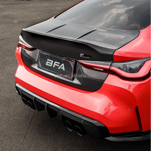 2020年から2025年までBMW M3 G80 G82 M4モデルに適したドライカーボンファイバーCSLスタイルのトランク - Product Image 6