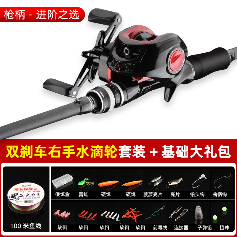 Gun grip right-hand teardrop wheel basic set