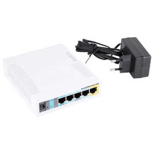 Enrutador de red inalámbrica Cuatro enchufes de conexión Enrutador multihost doméstico Tasa de transmisión por cable de 10/100Mbps