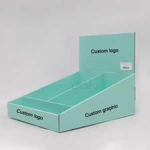 Caja de exhibición de mostrador de Punto de Venta de encimera de cartón personalizada caja de exhibición de papel de exhibición de supermercado Pdq para tienda minorista - Product Image 1