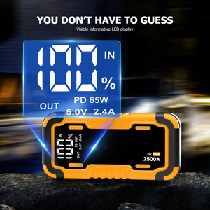 16000 נייד mah 2500a חכם 12v גז ו דיזל קפיצה בנק הוביל אור עם שקית רוכסן לשימוש אופנוע משאית