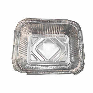 No.1/No.2/No.6a Disposable Aluminum Foil Baking Pans-<strong>Rectangular</strong> Food <strong>Containers</strong> <strong>with</strong> <strong>Lids</strong> for Bread Cake Meal Prep - Product Image 2