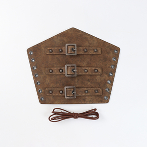Leather Armguard <strong>Medieval</strong> With Buckle Arm Protector Leather Armor Cosplay Props <strong>Bow</strong> and Arrow Protector - Product Image 4