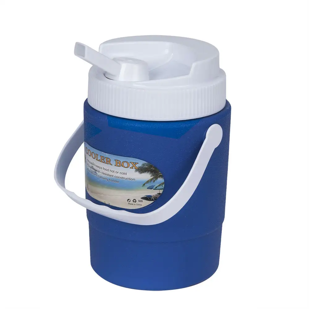 1L Aislamiento térmico Azul Naranja Camping Cocina Elipse Cooler Jug