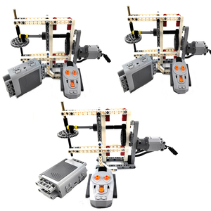 9686 RC APP Programm Motor Nähmaschine Fahrzeug Roboter Bausteine Kompatible Legoeds Wedo STEM Education Robotics Brick Toy - Product Image 4