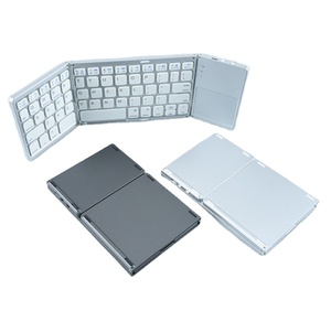 B033 B033Plus Mini teclado plegable inalámbrico portátil con teclado táctil BT para IOS Android Windows Tablet Phone - Product Image 1