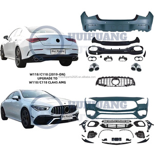 Fabrika Outlet Mercedes tampon C118 Bodykit AMG tarzı otomobil parçaları Mercedes Benz CLA Class için 2019 2020 2021 2022 2023 2024 2025 - Product Image 1