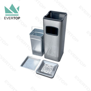DB-102 küllük-Top kare atık konteyner kamu çöp tenekesi çöp kovası mutfak çöp ticari çöp tenekesi çöp tenekesi - Product Image 3