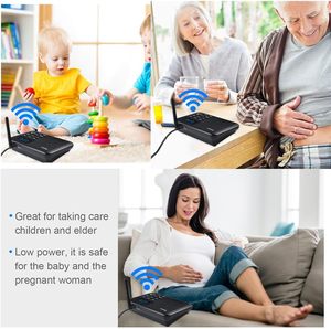 Sistema de intercomunicación para el hogar, intercomunicador de extensión y antiinterferencias con Radio para habitación - Product Image 2