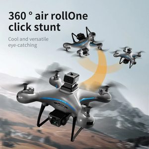 KY102 HD profesyonel hava fotoğrafçılığı Drone optik akış engel kaçınma ile dört eksenli RC çift kamera plastik malzeme - Product Image 5