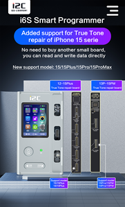 Programador inteligente i2C i6S para <span class=keywords><strong>iPhone</strong></span> 6-15 ProMax Face ID pantalla de batería Color Original Función de tono verdadero Reparación de matriz de puntos