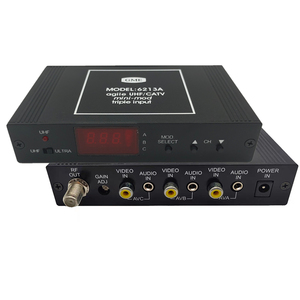 Fabricante profesional UHF/CATV Triple 3 canales Agile CATV Analógico 3CH Audio Video RCA AV TO Rf Modulador - Product Image 1