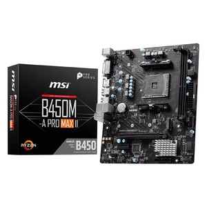 Msi B450m-a Pro MaxIiコンピューターマザーボードはCpu R5 5500 R55600ソケットAm4PCメインボードをサポート - Product Image 2