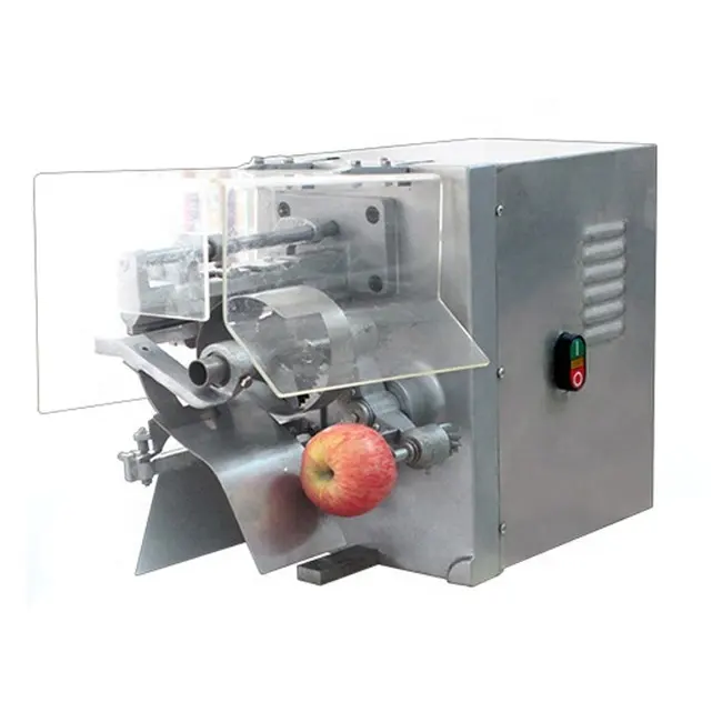 Máquina de corte de pelado de manzana, pelador comercial