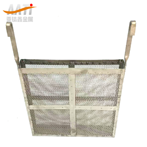 畅销定制纯钛篮Gr1 Gr2电镀阳极氧化带切割服务阳极袋价格 - Product Image 2